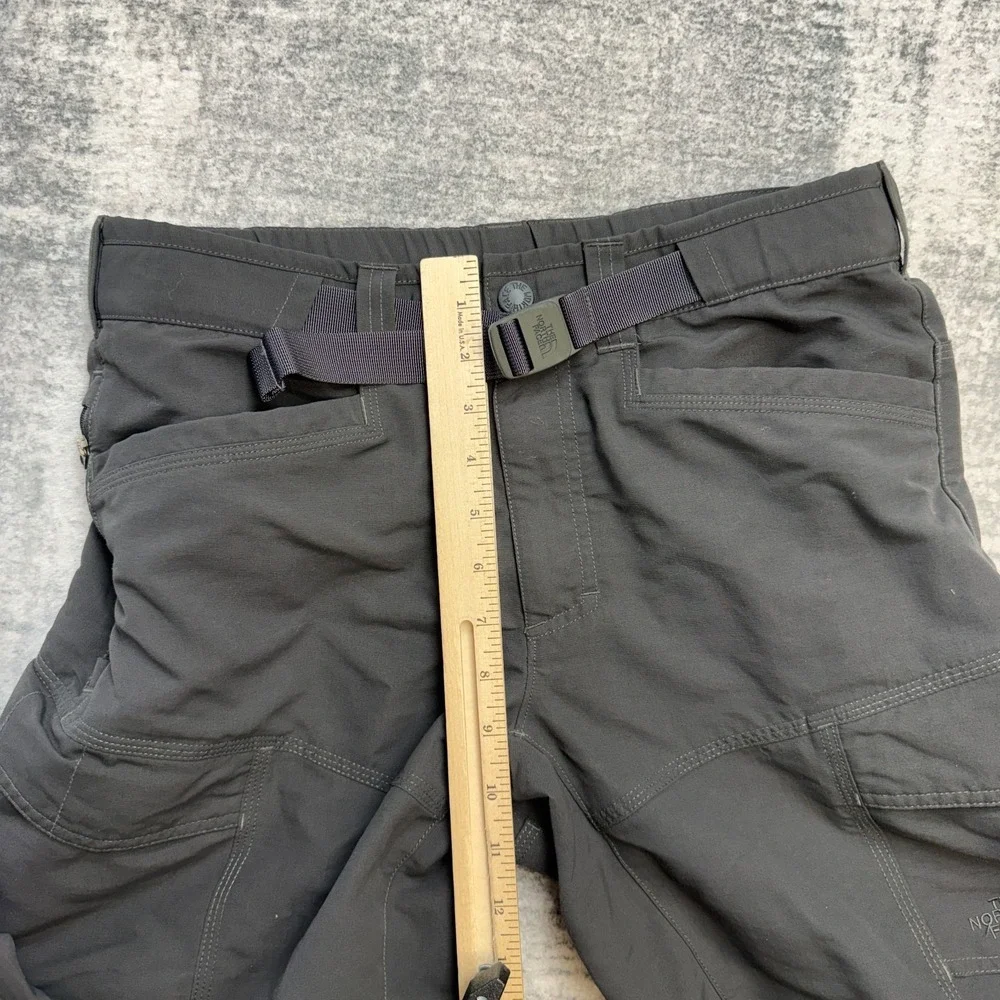 The North Face Pants Mens Small Gray Convertible Cargo Belted Hiking Climbing